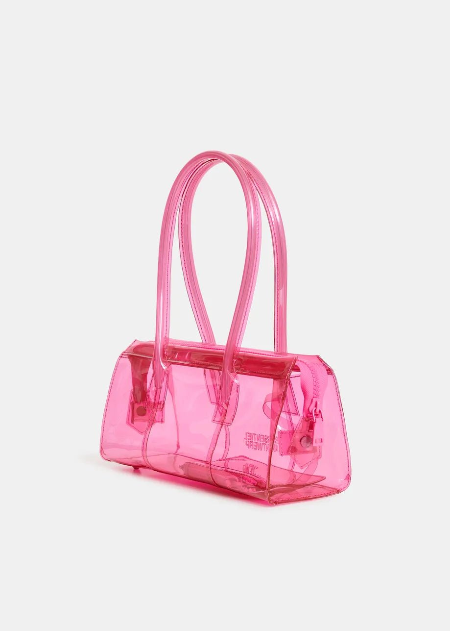 Borsa Joway trasparente fuxia con mini pochette - YES SHOPBorse a spallaESSENTIELJOWAY-Taglia unica7316930233771