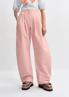 Pantalone Jude barrel leg rosa con pince - YES SHOPPantaloniESSENTIELJUDE-IT 349806930233771
