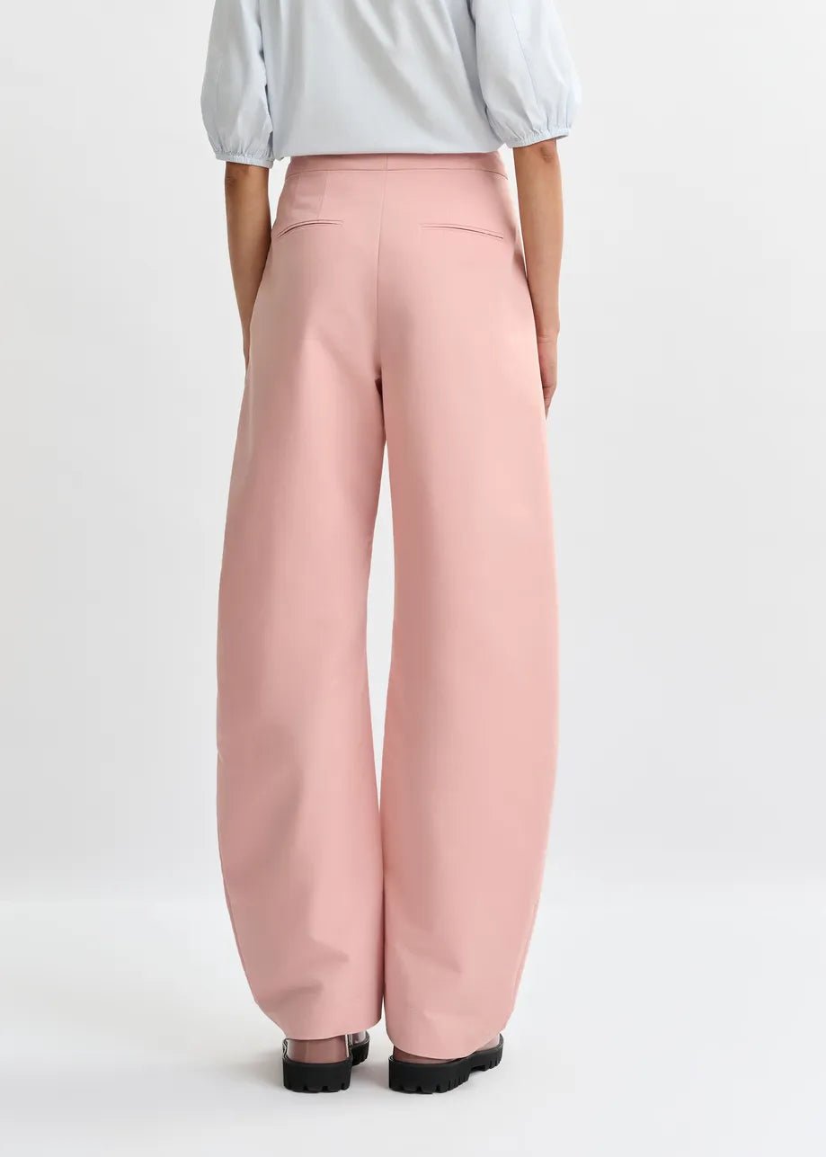 Pantalone Jude barrel leg rosa con pince - YES SHOPPantaloniESSENTIELJUDE-IT 349806930233771
