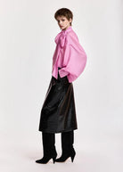Camicia Karismatic rosa oversize con fiocco - YES SHOPCamicieESSENTIELKARISMATIC-01337892258871