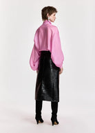 Camicia Karismatic rosa oversize con fiocco - YES SHOPCamicieESSENTIELKARISMATIC-01337892258871