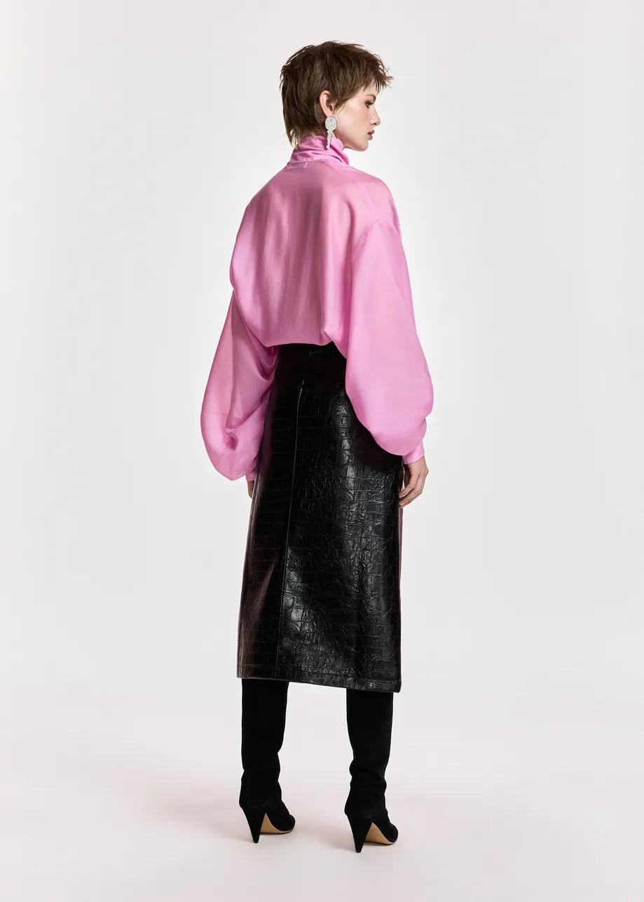 Camicia Karismatic rosa oversize con fiocco - YES SHOPCamicieESSENTIELKARISMATIC-01337892258871