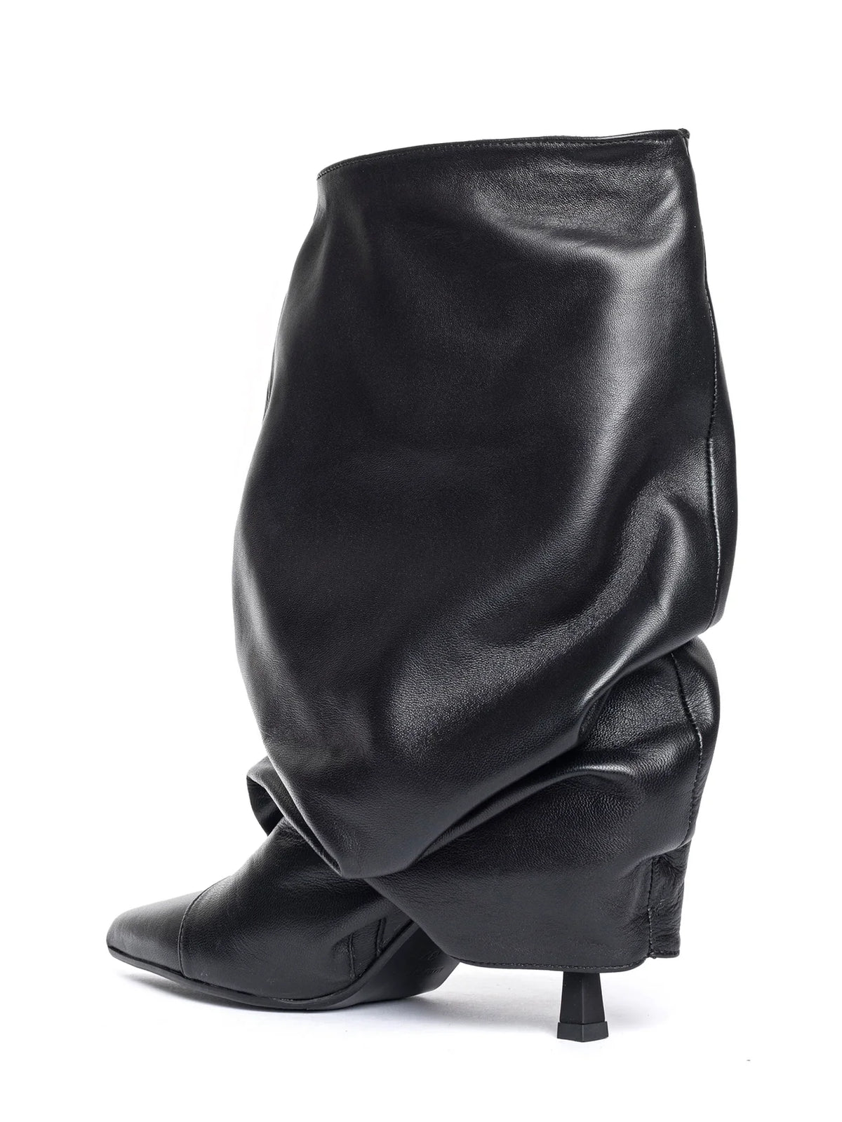 Stivale Karmel nero con drappeggio - YES SHOPStivalettiGISEL MOIRE'KARMEL-IT 367860700160971