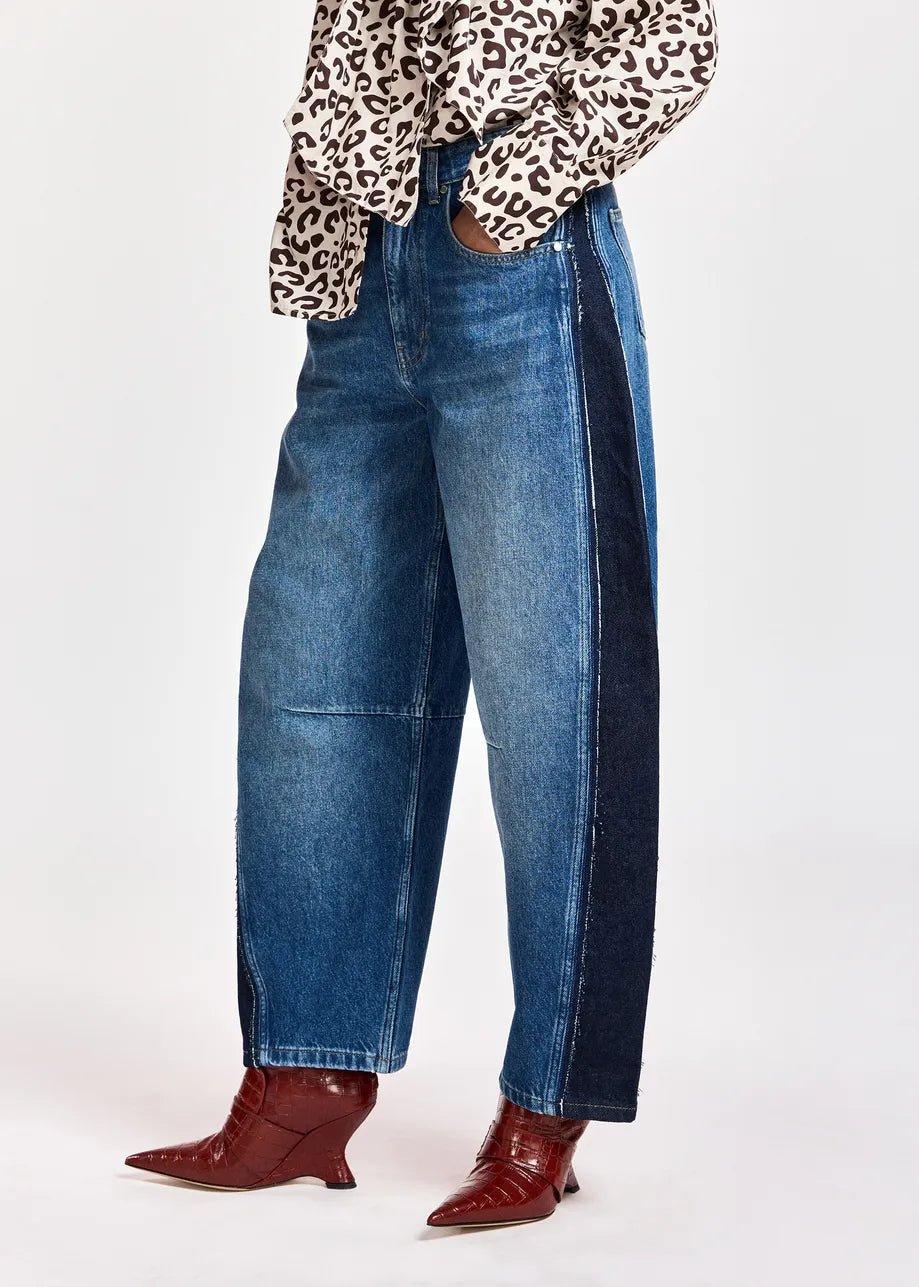 Jeans Kashba barrel leg con banda laterale - YES SHOPJeansESSENTIELKASHBA-W245717892258871