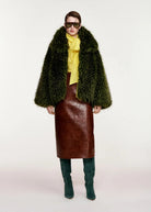 Giacca Kastanje oversize verde in pelliccia sintetica - YES SHOPGiaccheESSENTIELKASTANJE-07457892258871