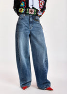Jeans Kast wide leg con catena gioiello - YES SHOPJeansESSENTIELKAST-W247991792258871