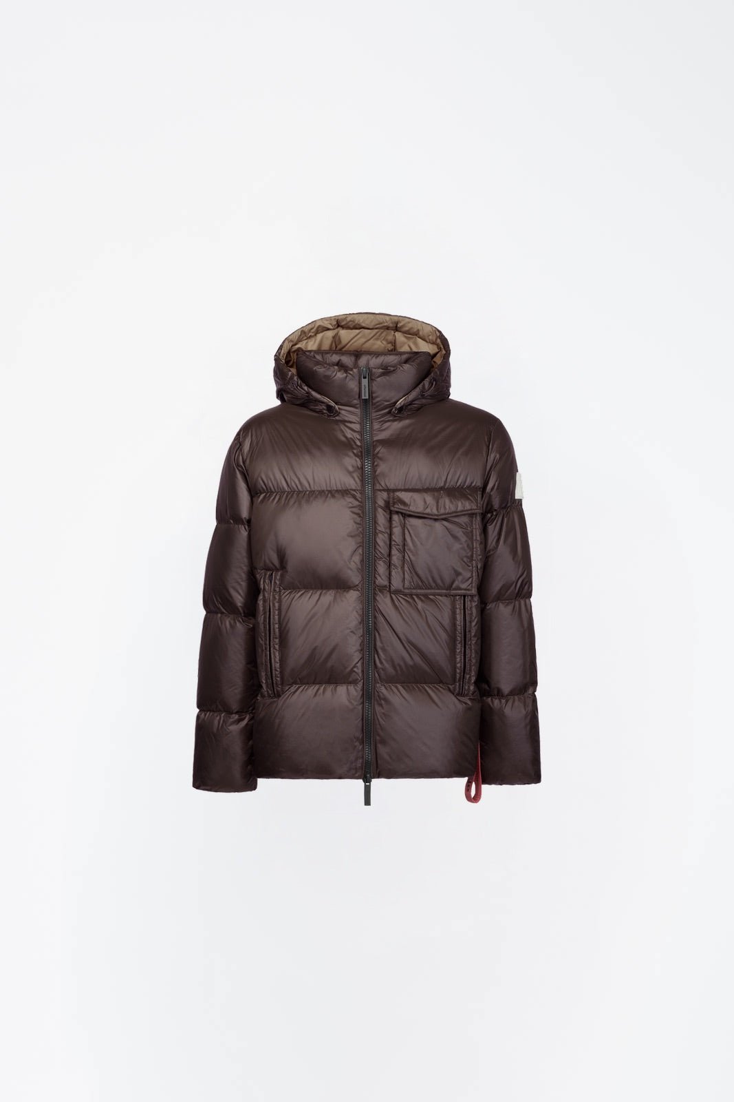 Piumino Katalla cacao con capuccio removibile - YES SHOPPiuminiAFTERLABELKATALLA N051-XXS