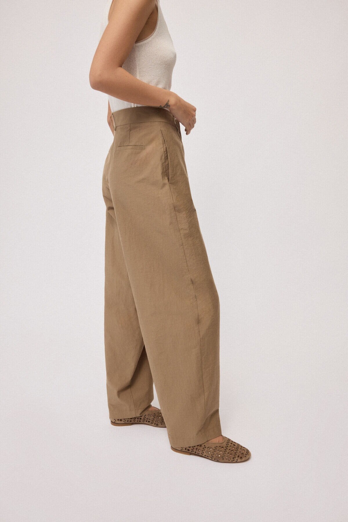 Pantalone rhum in cotone balloon - YES SHOPPantaloniOTTOD'AMEDP0025-IT 348730711323771