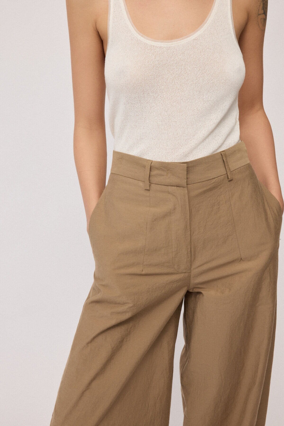 Pantalone rhum in cotone balloon - YES SHOPPantaloniOTTOD'AMEDP0025-IT 348730711323771