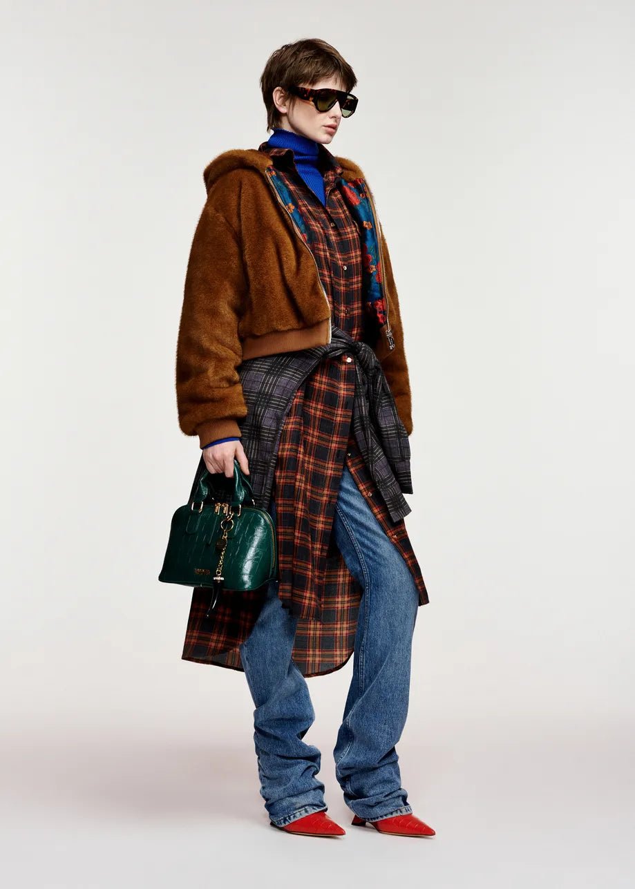 Giacca Kico in pelliccia sintetica miele reversibile - YES SHOPGiaccheESSENTIELKIKO-IT 343312792258871