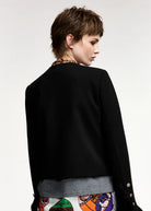 Giacca Kinetic nera con frange e taschini - YES SHOPGiaccheESSENTIELKINETIC-IT 341827892258871