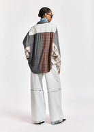 Camicia Kingsley grigia patchwork - YES SHOPCamicieESSENTIELKINGSLEY-XXS3702792258871