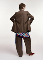 Blazer Kit marrone in fantasia principe di galles - YES SHOPBlazerESSENTIELKIT2-03157892258871
