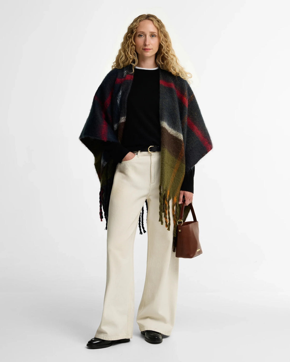 Sarape Isla Boucle in tartan - YES SHOPMantelleBARBOURLSC0353/TN12-Taglia unica
