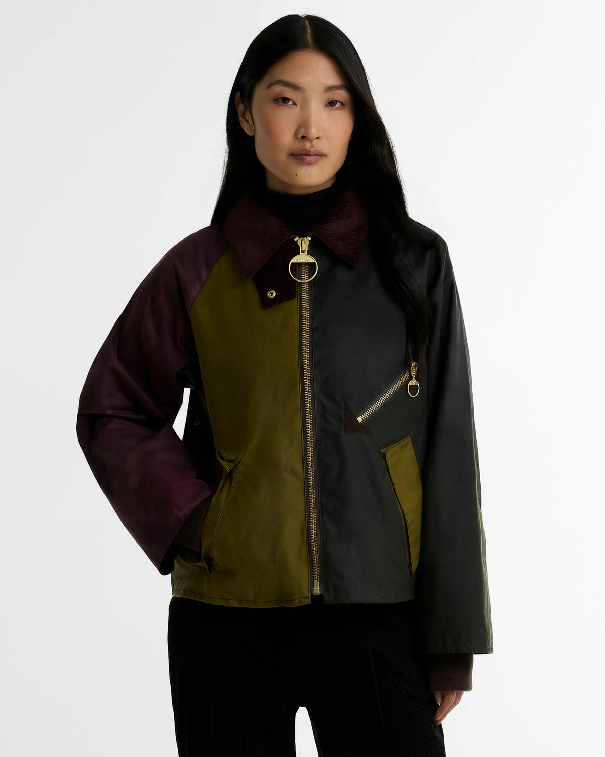 Giacca Arlene Wax color block - YES SHOPGiaccheBARBOURLWX1482/OL33/ARLENE-0