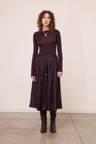Maglia velata girocollo marrone - YES SHOPMaglieOTTOD'AMEDM8199-05452799140971