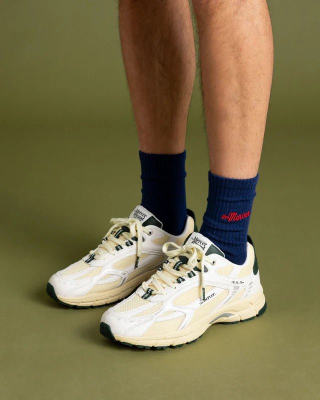 Sneakers Re - run vintage nappa bianco e verde - YES SHOPSneakersTHE MERCERME261004-IT 44,59449583924771