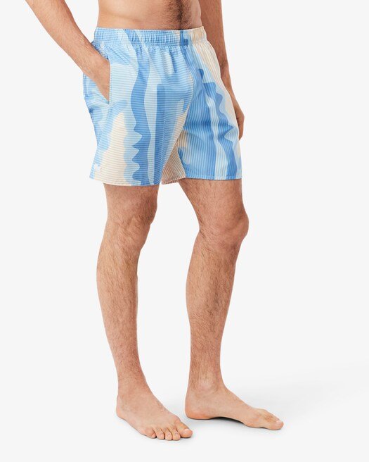 Boxer da mare a righe stampato - YES SHOPCostumi da bagnoLACOSTEMH1902-00-XXS4581331776771