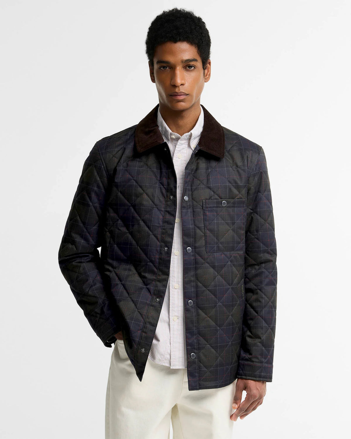 Bomber Quilt in tartan - YES SHOPGiubbottiBARBOURMQU1920 TN11-XXS6589865569871