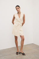 Abito smanicato latte a portafoglio - YES SHOPAbitiOTTOD'AMEDA5390-IT 341600711323771