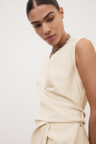 Abito smanicato latte a portafoglio - YES SHOPAbitiOTTOD'AMEDA5390-IT 341600711323771