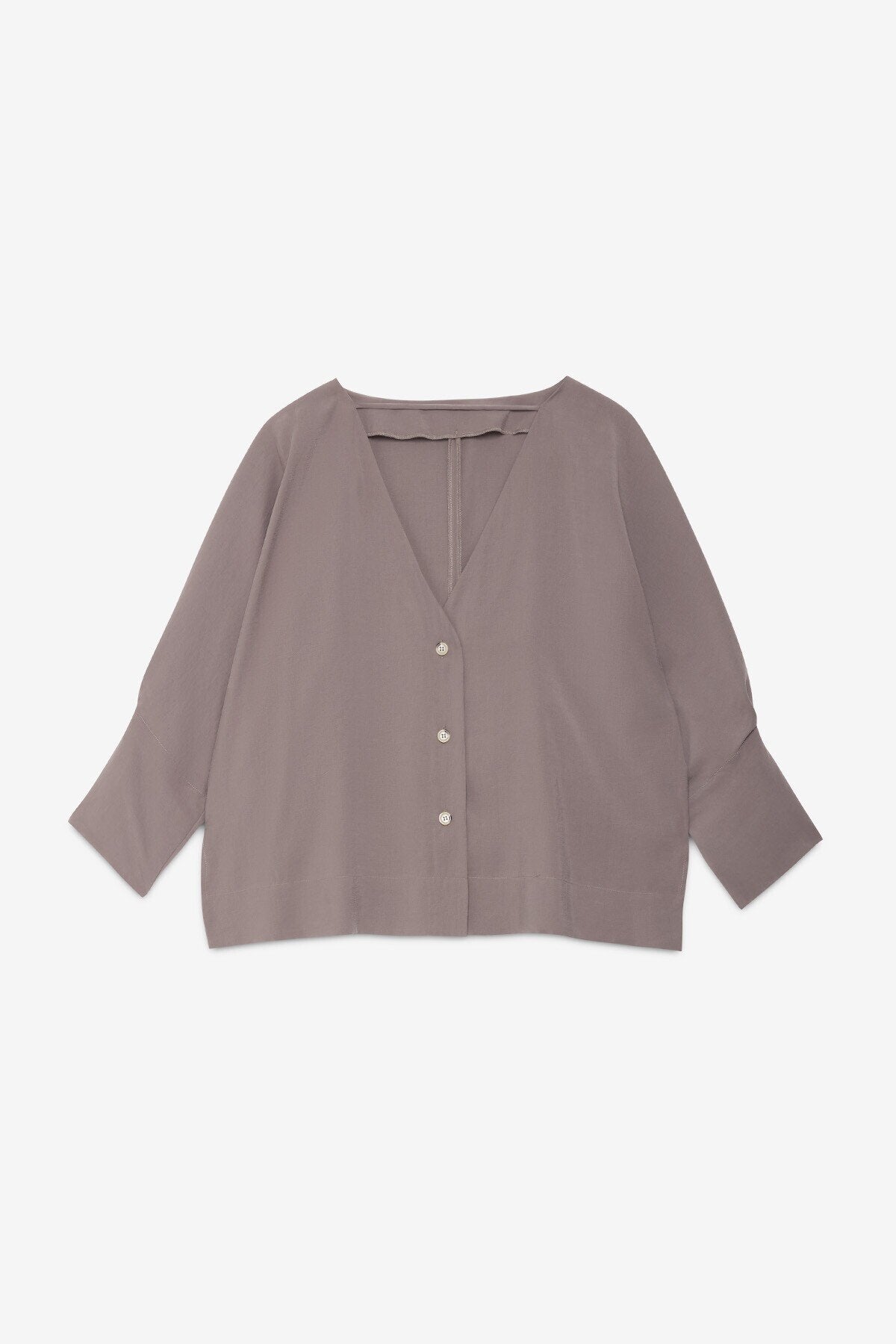 Blusa moka in modal con scollo sul retro e maniche a sbuffo - YES SHOPBluseOTTOD'AMEDC5274-IT 345510711323771