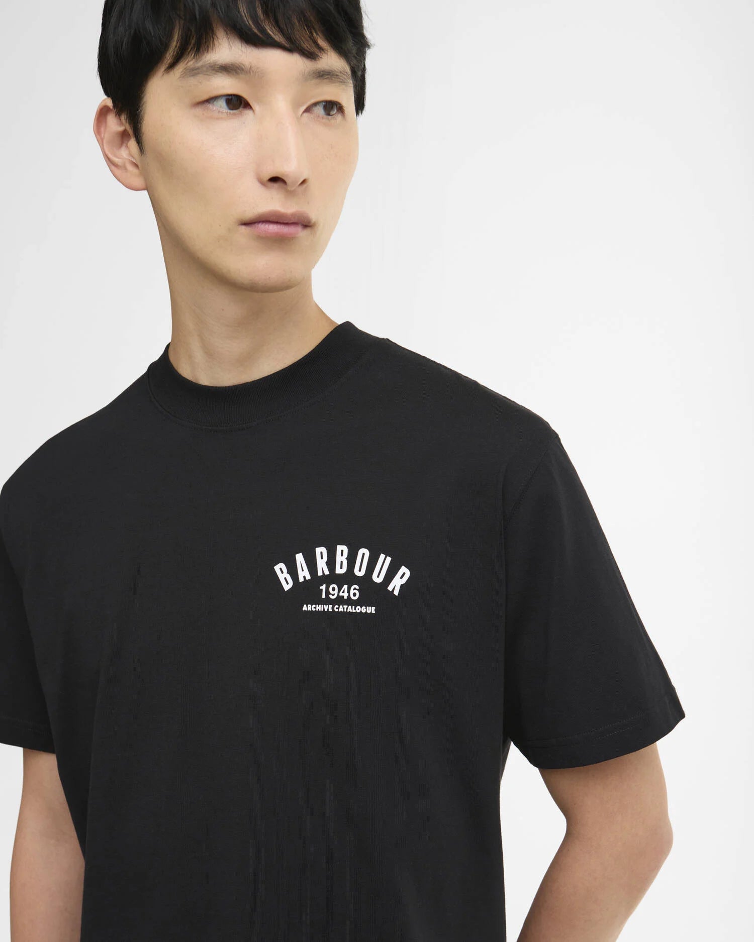 T-shirt oversize con stampa "1946" - YES SHOPT-shirtBARBOURMTS1574BK31-IT 341219408182771