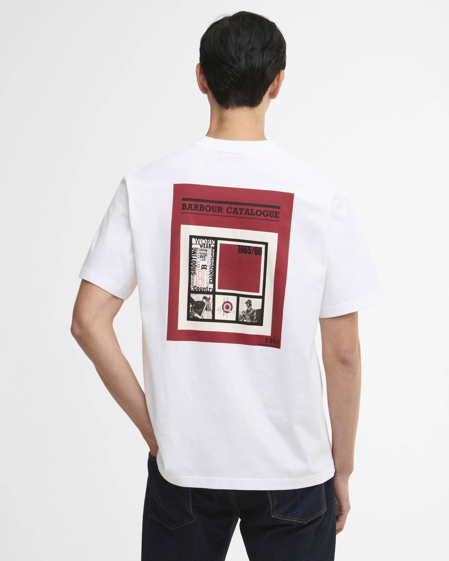 T-shirt oversize con stampa "1966" - YES SHOPT-shirtBARBOURMTS1576WH11-IT 341019408182771
