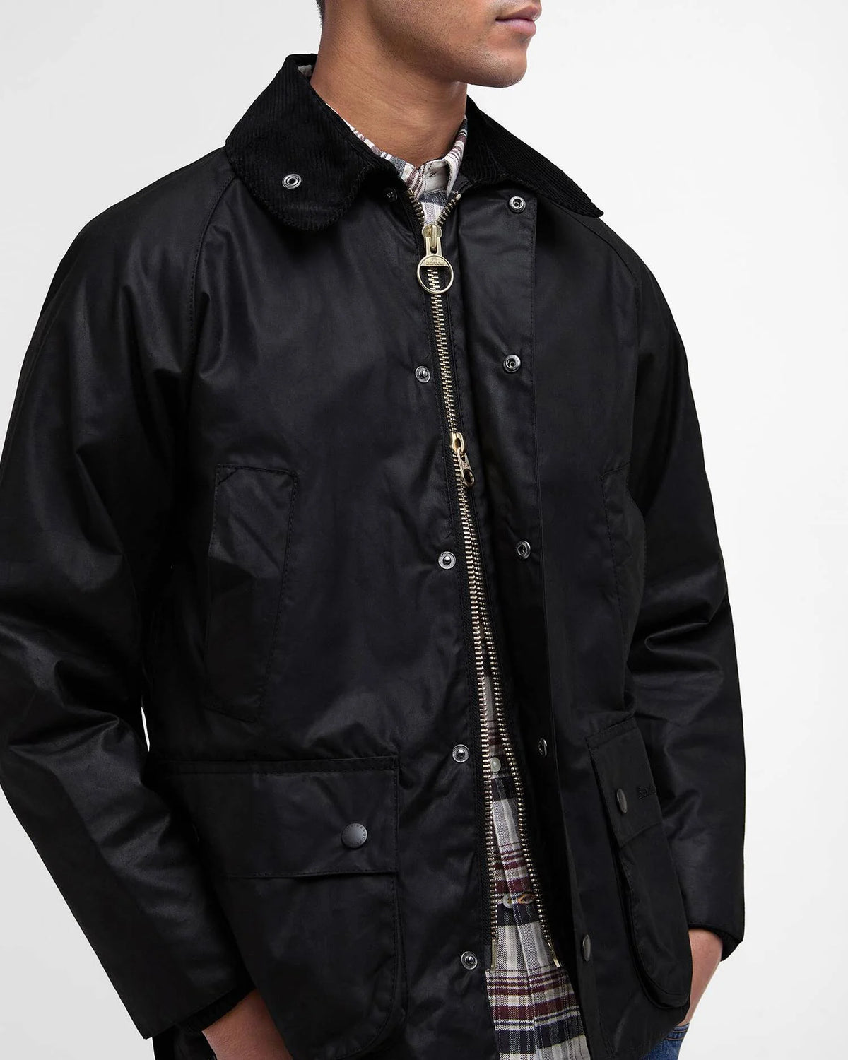 Giacca Bedale Wax nera - YES SHOPGiubbottiBARBOURMWX0018 BK9136-IT 344079865569871