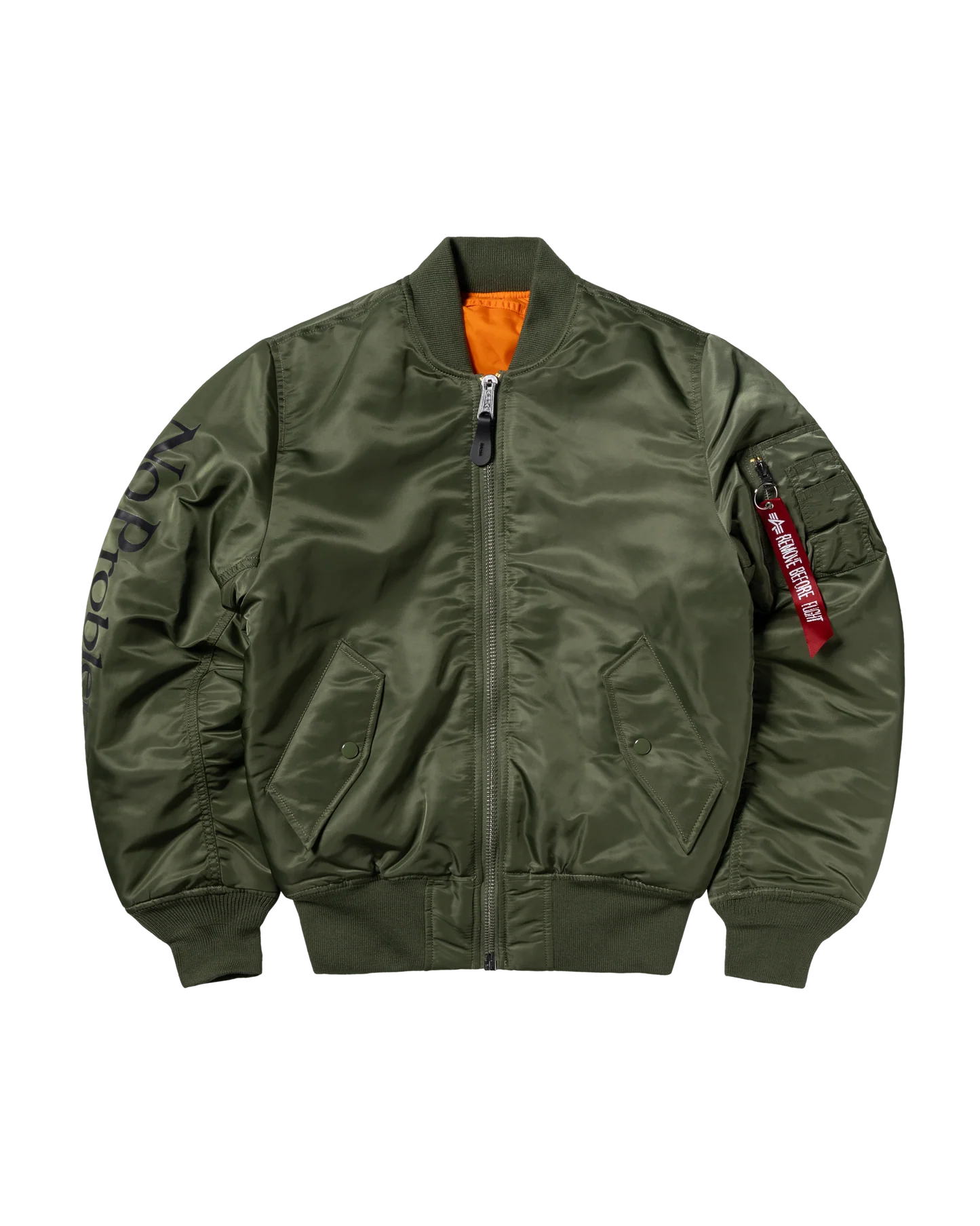 Bomber No Problemo X Alpha Industries Verde