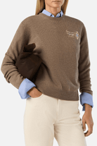 Maglione New Queen "Sono una ragazza d'oro" beige - YES SHOPMaglioniMC2 SAINT BARTHQUE0030/0246M-6