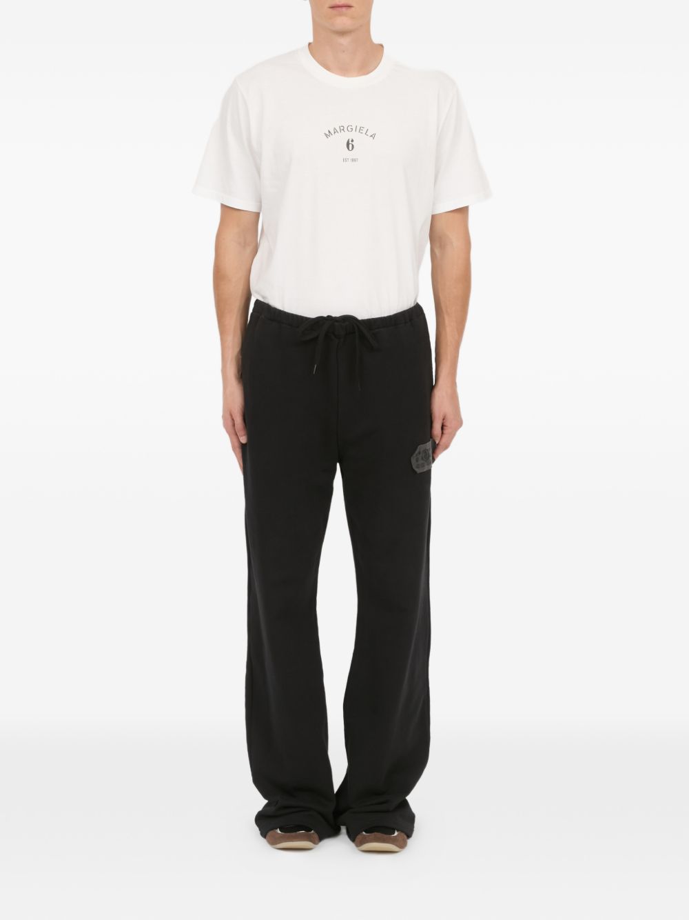 Pantalone in felpa neri con logo - YES SHOPPantaloniMM6 MAISON MARGIELASH2KA0068 M25014 900-XXS3751331776771