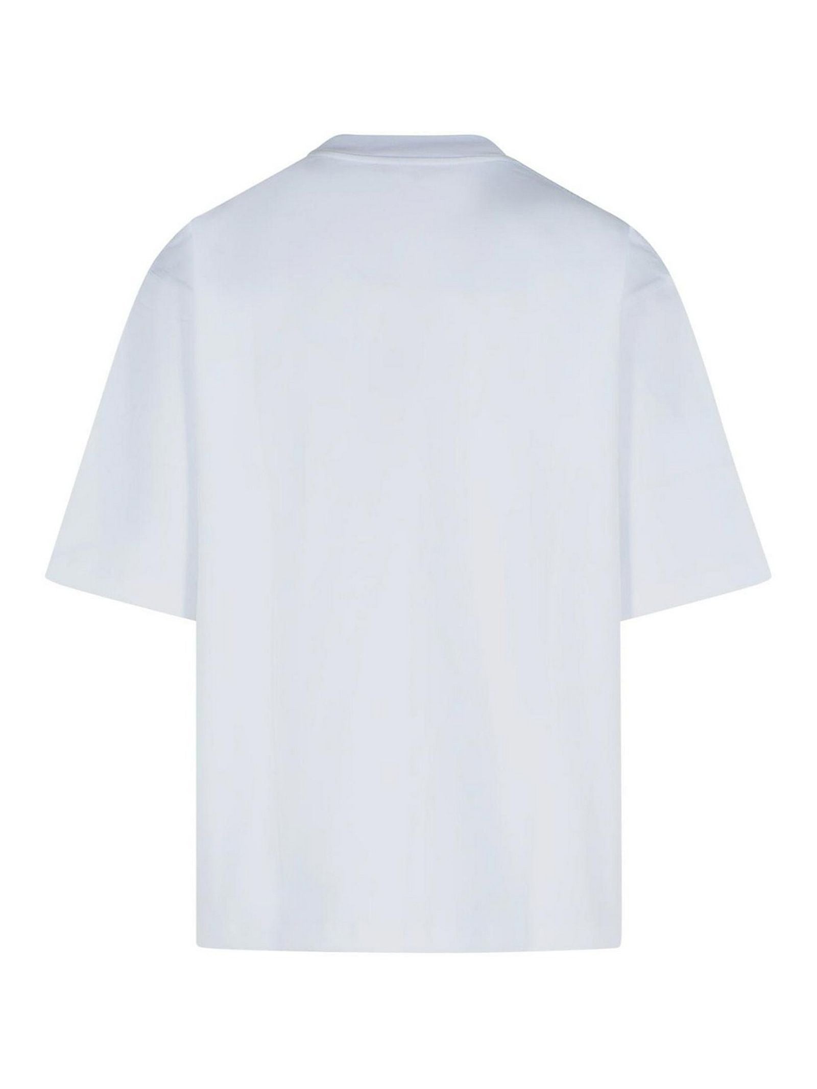T-shirt bianca con taschino e logo - YES SHOPT-shirtMARNIHUMU0352QSUTC40600W01-IT 429961331776771