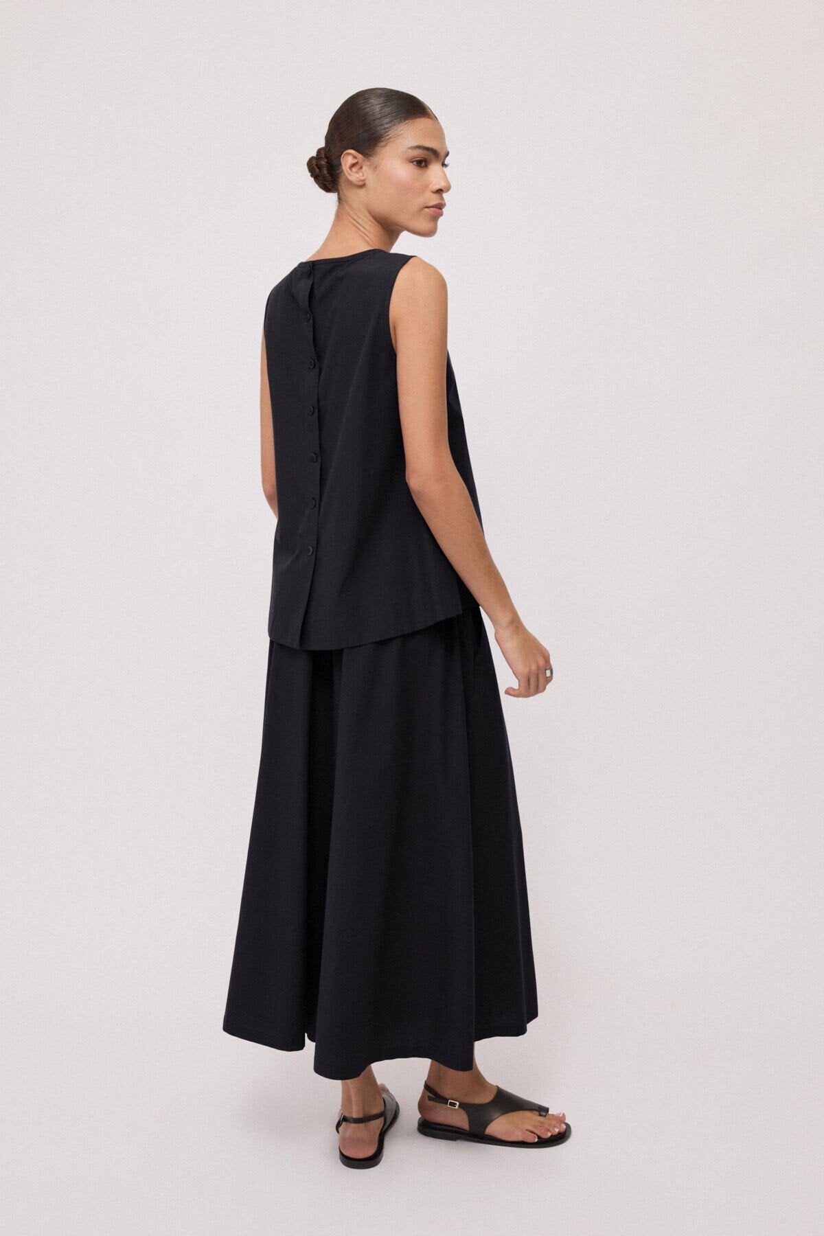 Panta-Gonna alla caviglia nero - YES SHOPPantaloniOTTOD'AMEDP9991-IT 345899611323771