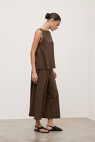Panta-Gonna alla caviglia moka - YES SHOPPantaloniOTTOD'AMEDP9991-IT 345000711323771