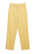 Pantaloni in cotone giallo wide leg - YES SHOPPantaloniGRIFONIG1AB0065-IT 347578485344771