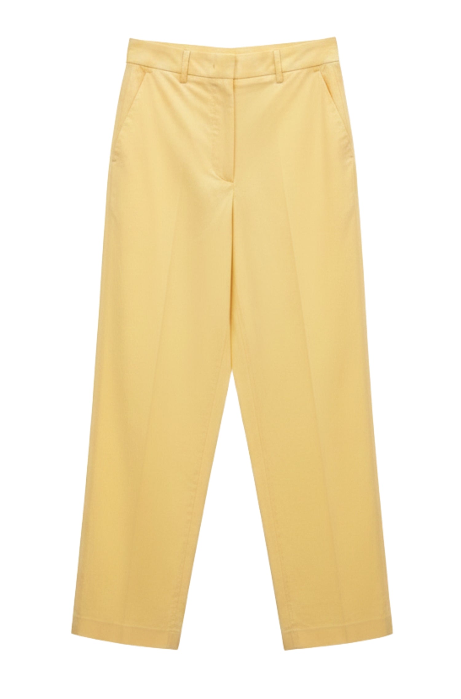 Pantaloni in cotone giallo wide leg - YES SHOPPantaloniGRIFONIG1AB0065-IT 347578485344771