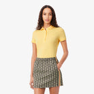 Polo da donna in piqué di cotone stretch gialla slim fit - YES SHOPPoloLACOSTEPF5462-IT 341234157313771
