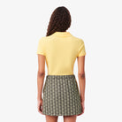 Polo da donna in piqué di cotone stretch gialla slim fit - YES SHOPPoloLACOSTEPF5462-IT 341234157313771