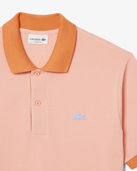 Polo rosa con collo a contrasto - YES SHOPPoloLACOSTEPH2017-XXS8761331776771