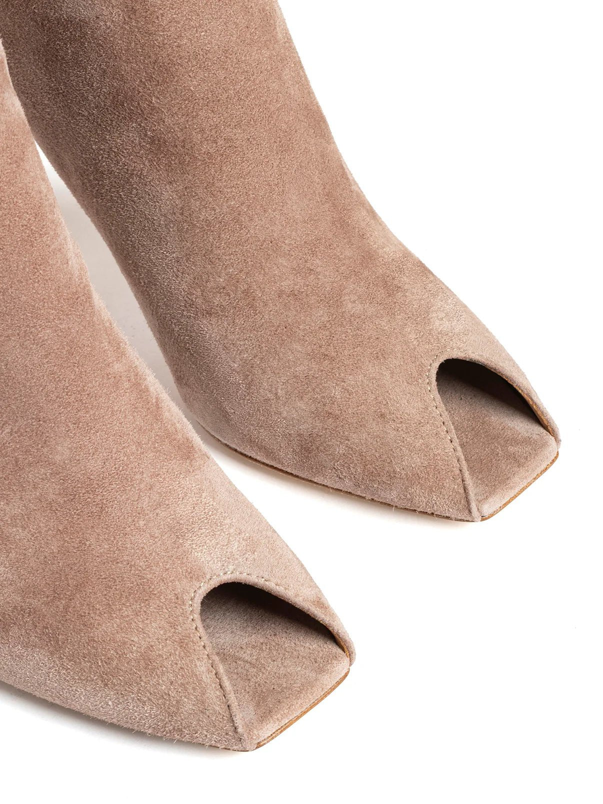 Tronchetto spuntato Raffy in suede rosa antico - YES SHOPStivalettiGISEL MOIRE'RAFFY-IT 36