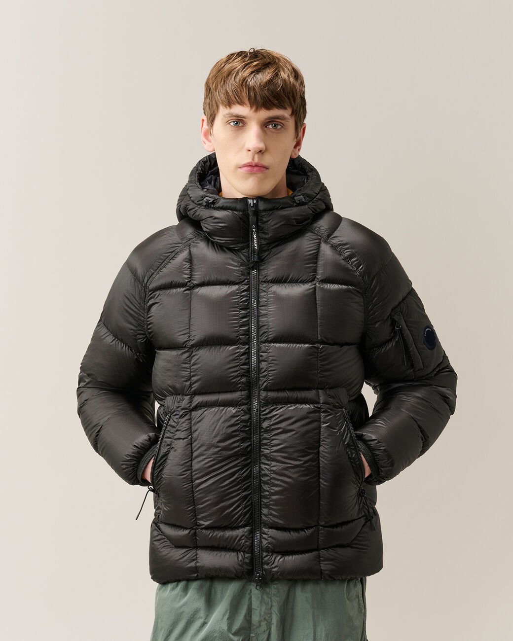 Piumino D.D. Shell puffer nero - YES SHOPGiubbottiC.P. COMPANY21CMOW702A/110416A-33121863710971