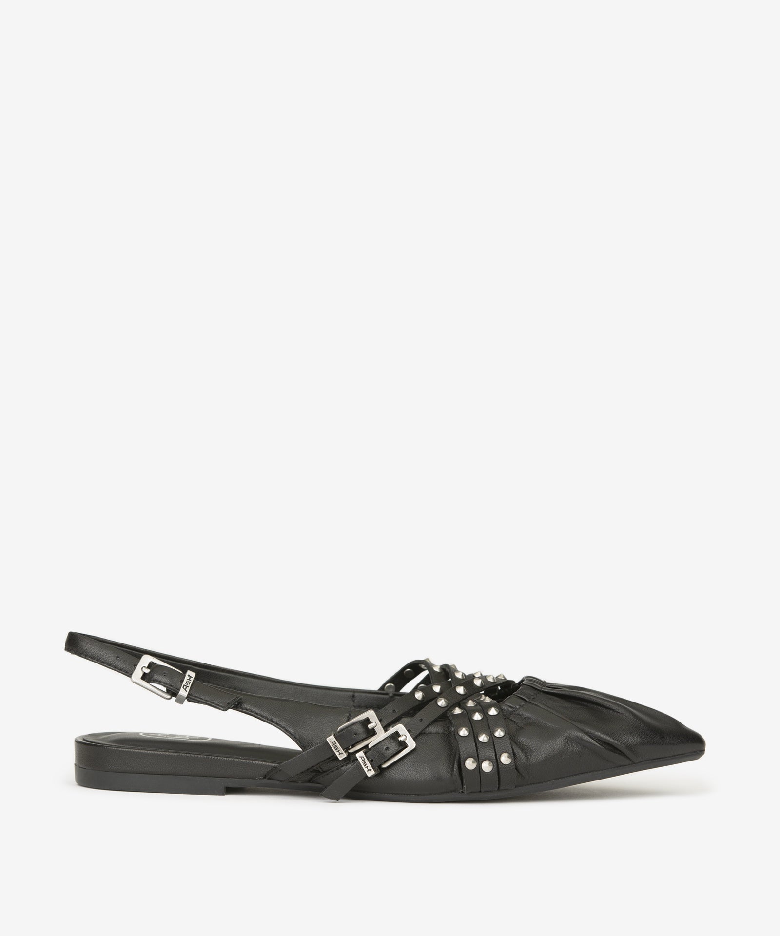 Slingback Bianca nero con borchie - YES SHOPScarpe elegantiASH152829/23012c-IT 367963689703771