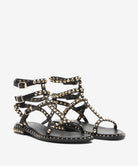 Sandalo alla schiava Play nero con borchie oro - YES SHOPSandaliASHPLAY-IT 36
