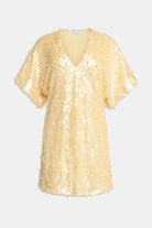 Mini abito con paillettes gialle all over - YES SHOPAbitiWEILI ZHENGS26DC06-XXS