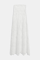 Gonna lunga a sirena in macramè bianca - YES SHOPGonneWEILI ZHENGS26PG11-XXS
