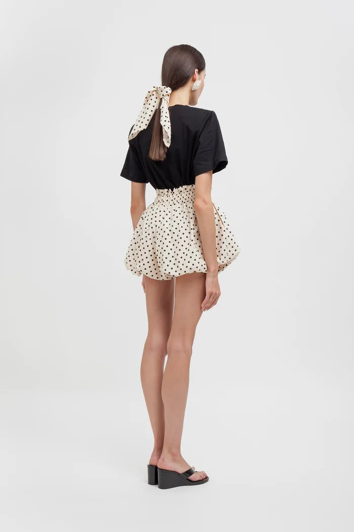 Shorts a palloncino crema polka dots - YES SHOPShortsWEILI ZHENGS26PS09-XXS7897248182771