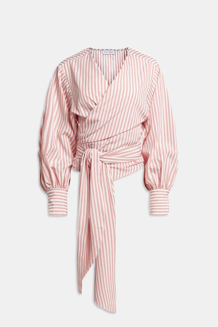 Camicia a righe rosa con fusciacca - YES SHOPCamicieWEILI ZHENGS26SL10-XXS
