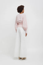 Camicia a righe rosa con fusciacca - YES SHOPCamicieWEILI ZHENGS26SL10-XXS