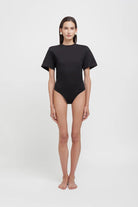 Body nero taglio t-shirt con spalline - YES SHOPBodyWEILI ZHENGS26TS07-XXS8077248182771